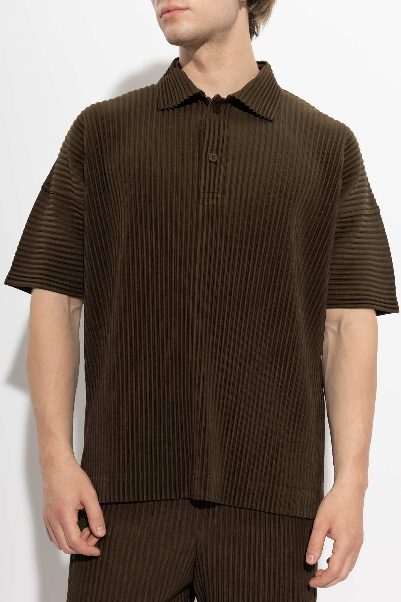 Homme Plissé Issey Miyake Pleated polo | Men's | Vitkac